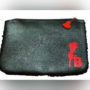 Betty Boop Red Devil Makeup Bag with Sequin Accent NWOT
